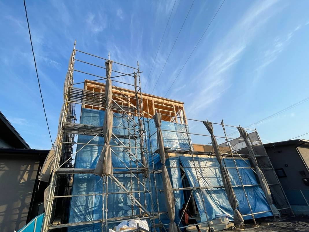 【上棟】NEW！モデルハウス建築中
